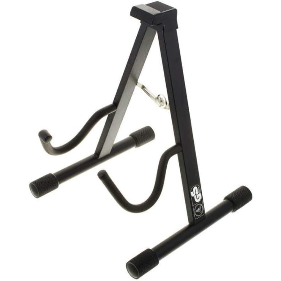 Millenium GS-2001E Folding Electric Guitar Stand - Black Finish